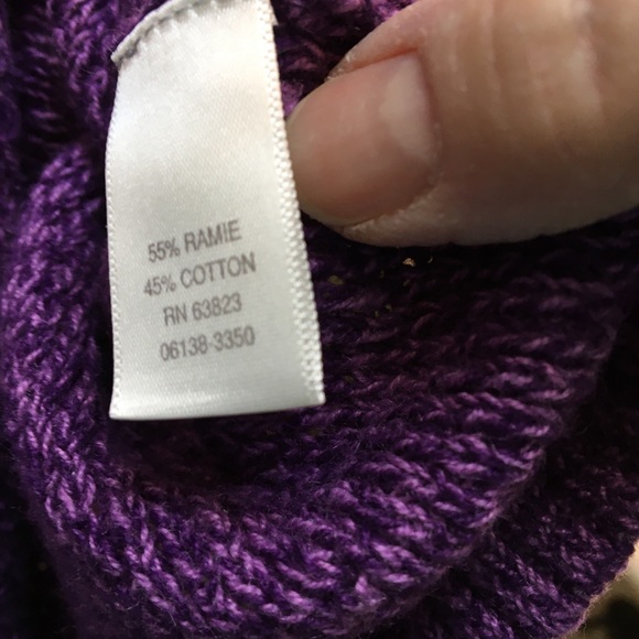 Purple sweater sz LG - Picture 8 of 11